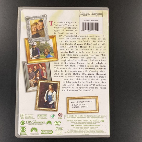 7th Heaven - The Complete Fourth Season - Picture 2 of 8